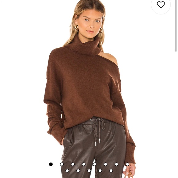 Paige Raundi Turtleneck Sweater - Brown - Picture 2 of 13